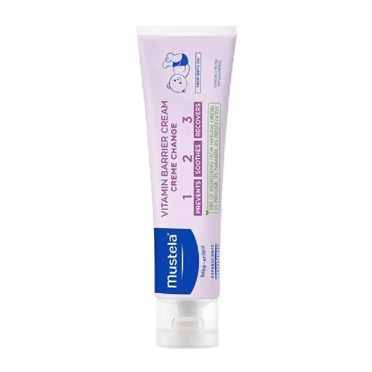 Mustela Vitamin Barrier Cream 100 ml - Beauty Vitamins