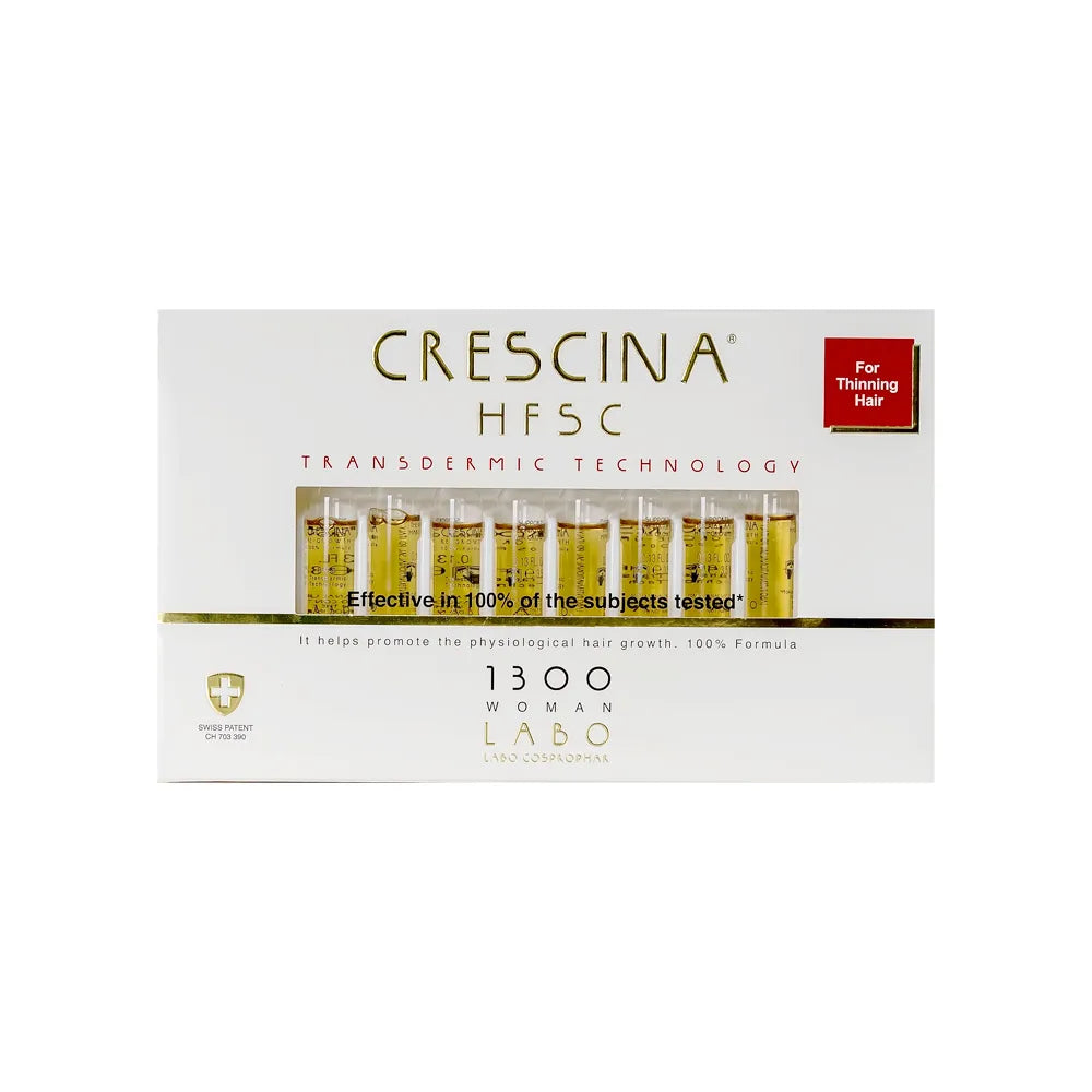 Crescina HFSC Transdermic 1300 for Women, 20 Vials - Beauty Vitamins