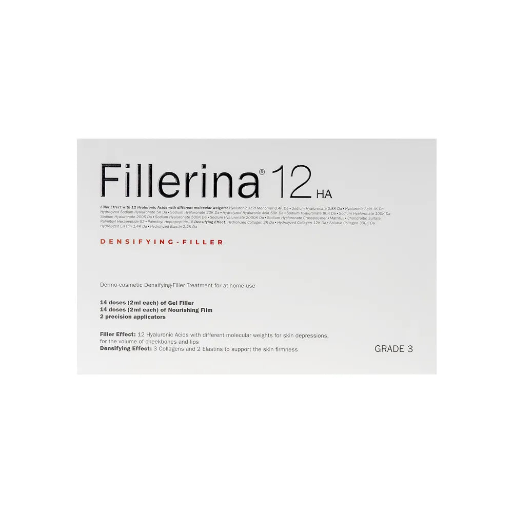 Fillerina 12 Densifying Filler Treatment Grade 3 - 2 Vials × 30 ml - Beauty Vitamins