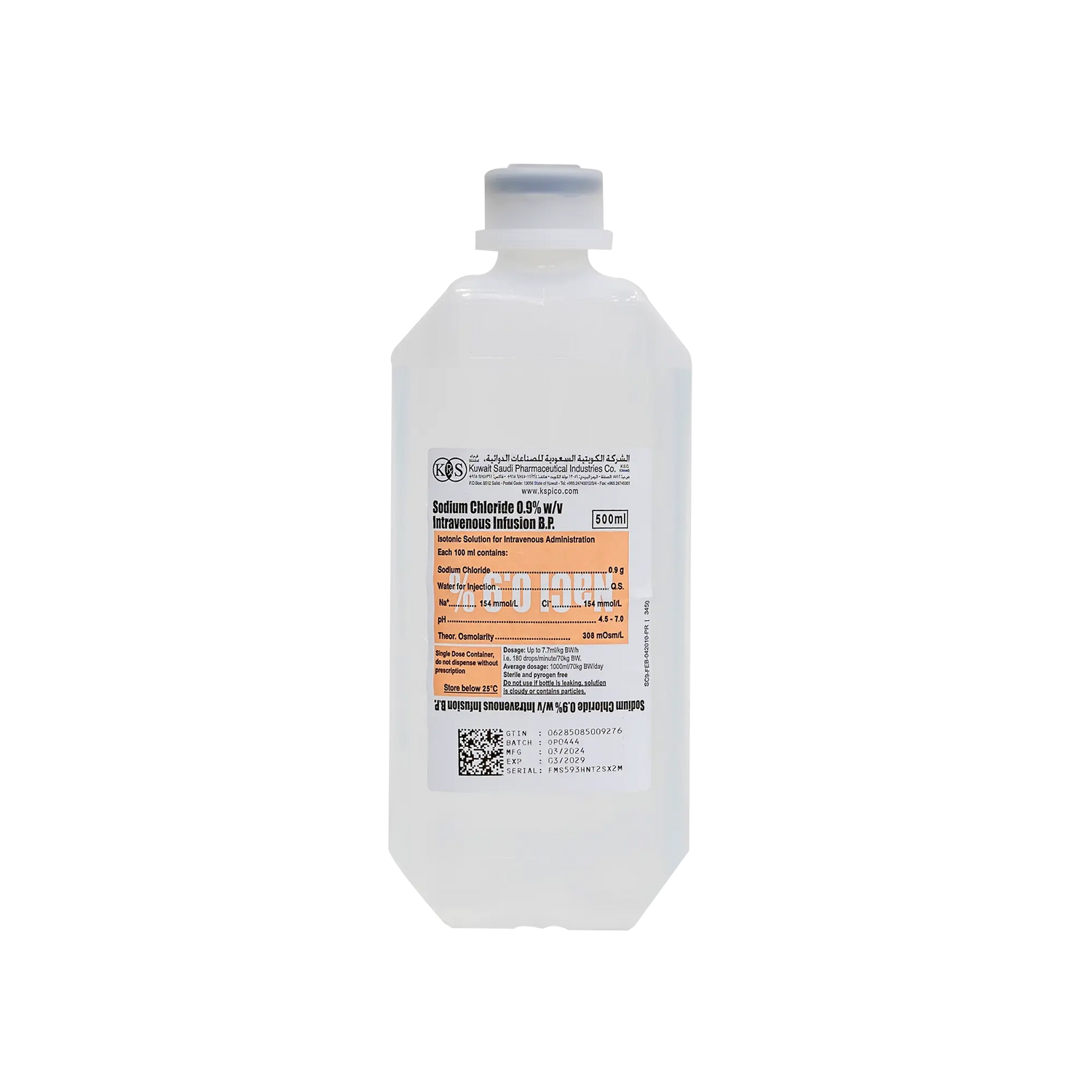 Normal Saline 500mL B S