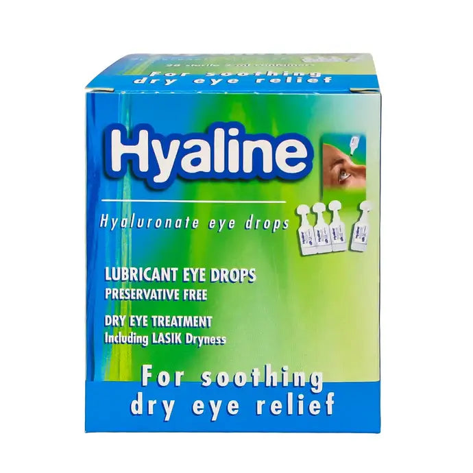 Hyaline Eye Drop Vials 28s – Preservative-Free for Dry Eyes