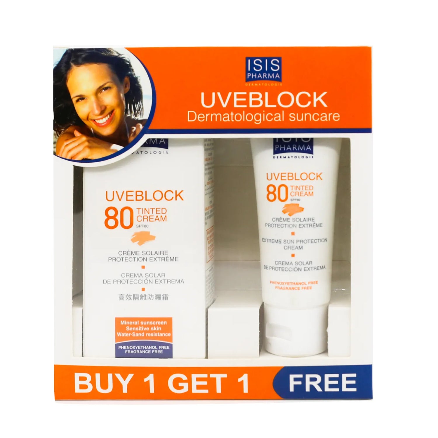 عرض كريم تلوين إيزيس يوفبلوك SPF 80