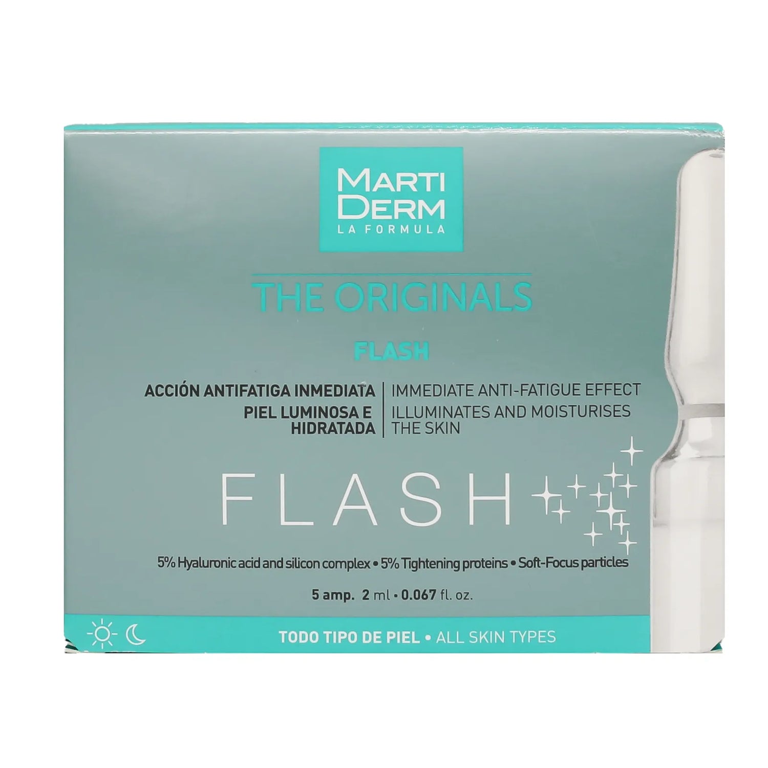 Martiderm Flash Ampoules 5 × 2 ml - Beauty Vitamins