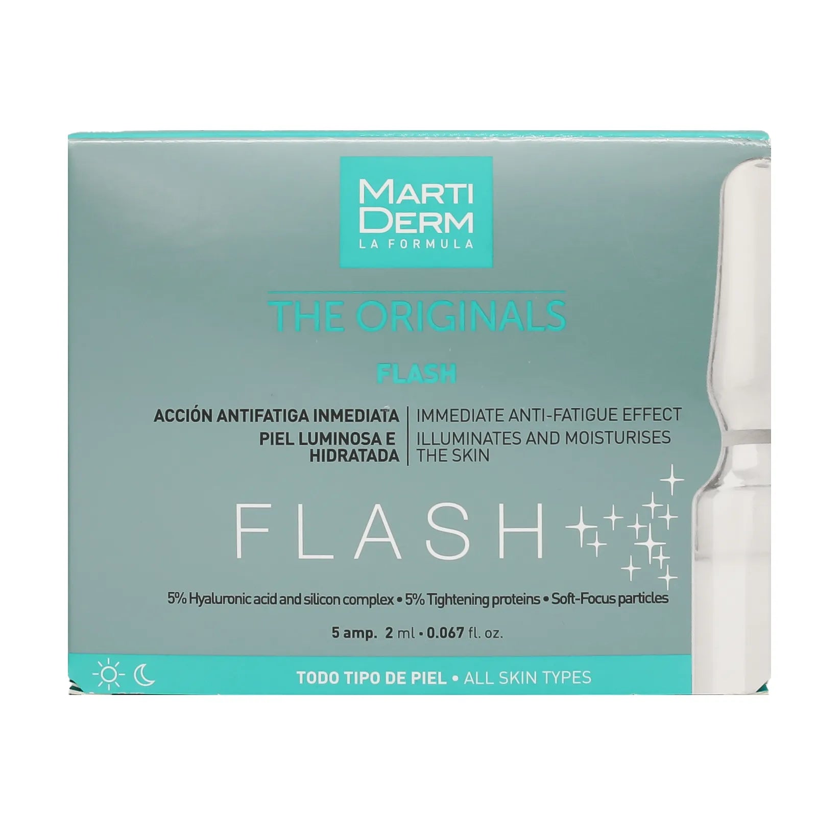 Martiderm Flash Ampoules 5 × 2 ml - Beauty Vitamins