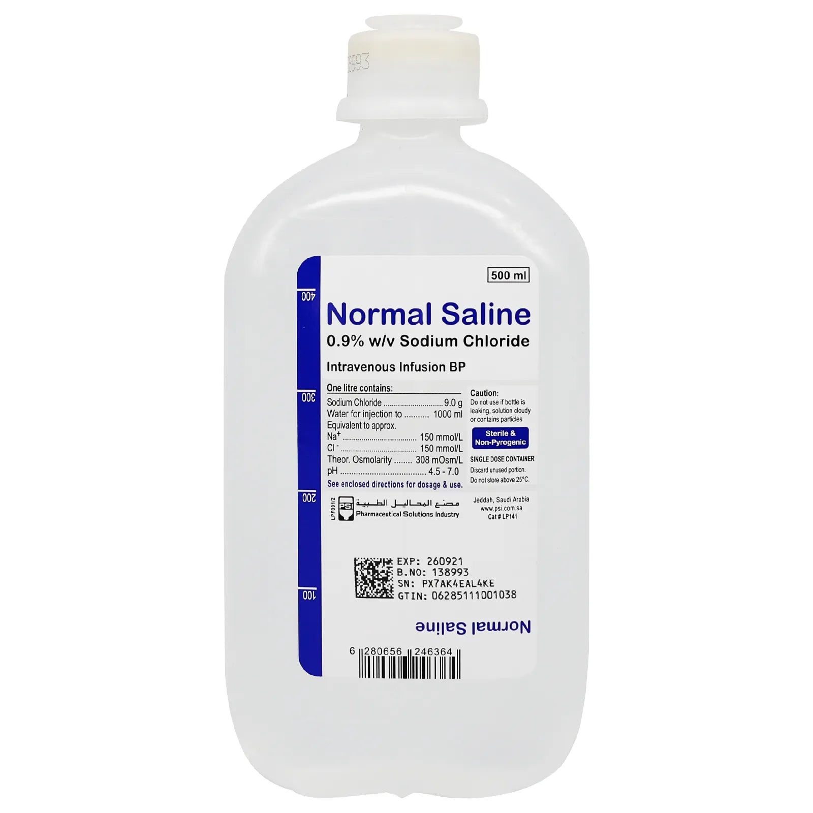 Normal Saline 500 mL A T C - Beauty Vitamins