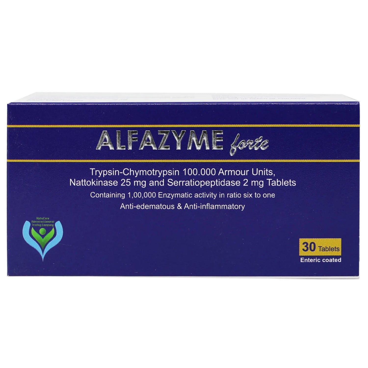 Alfazyme Forte Tabs 30'S for oedema