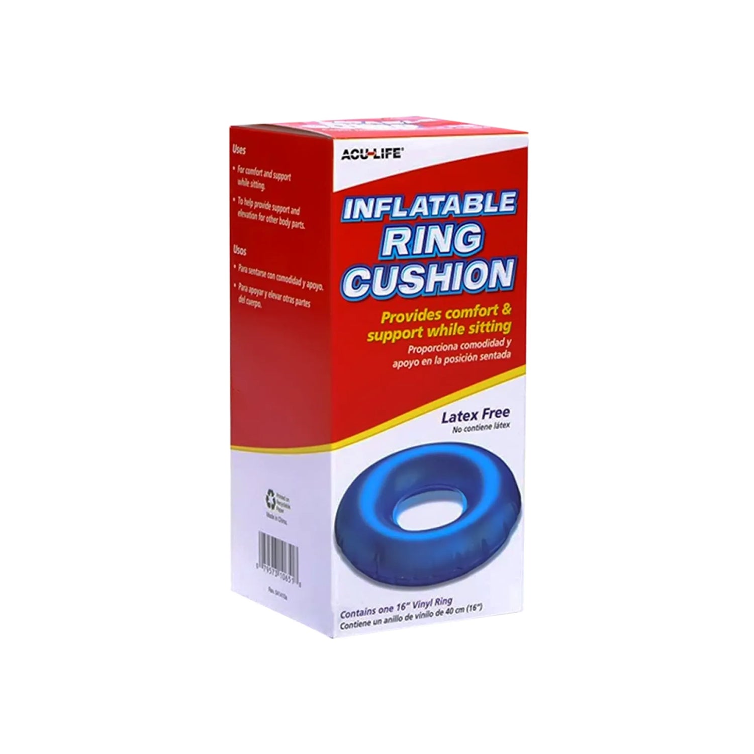 Acu-Life Inflatable Ring Cushion 1 Pc