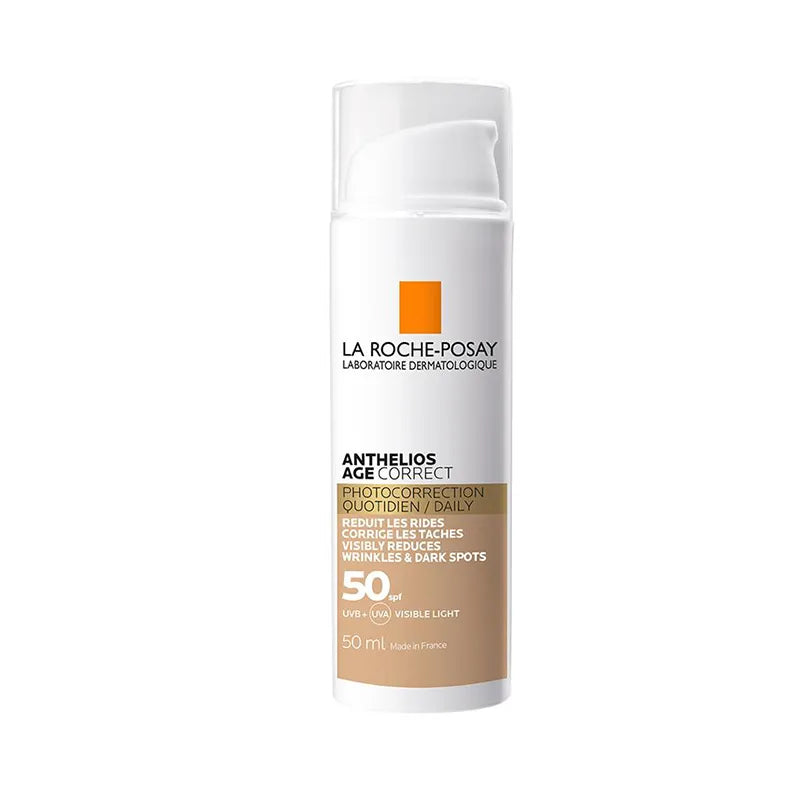 كريم لا روش بوزيه أنثيليوس آيج كوركت SPF 50 ملون يومي – 50 مل