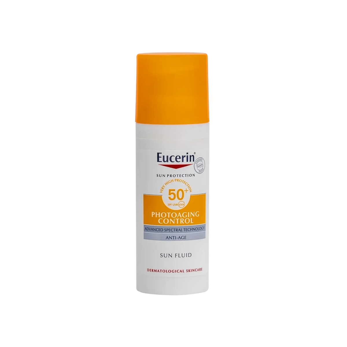 eucerin sunscreen photoaging control sun fluid SPF50+ anti-age