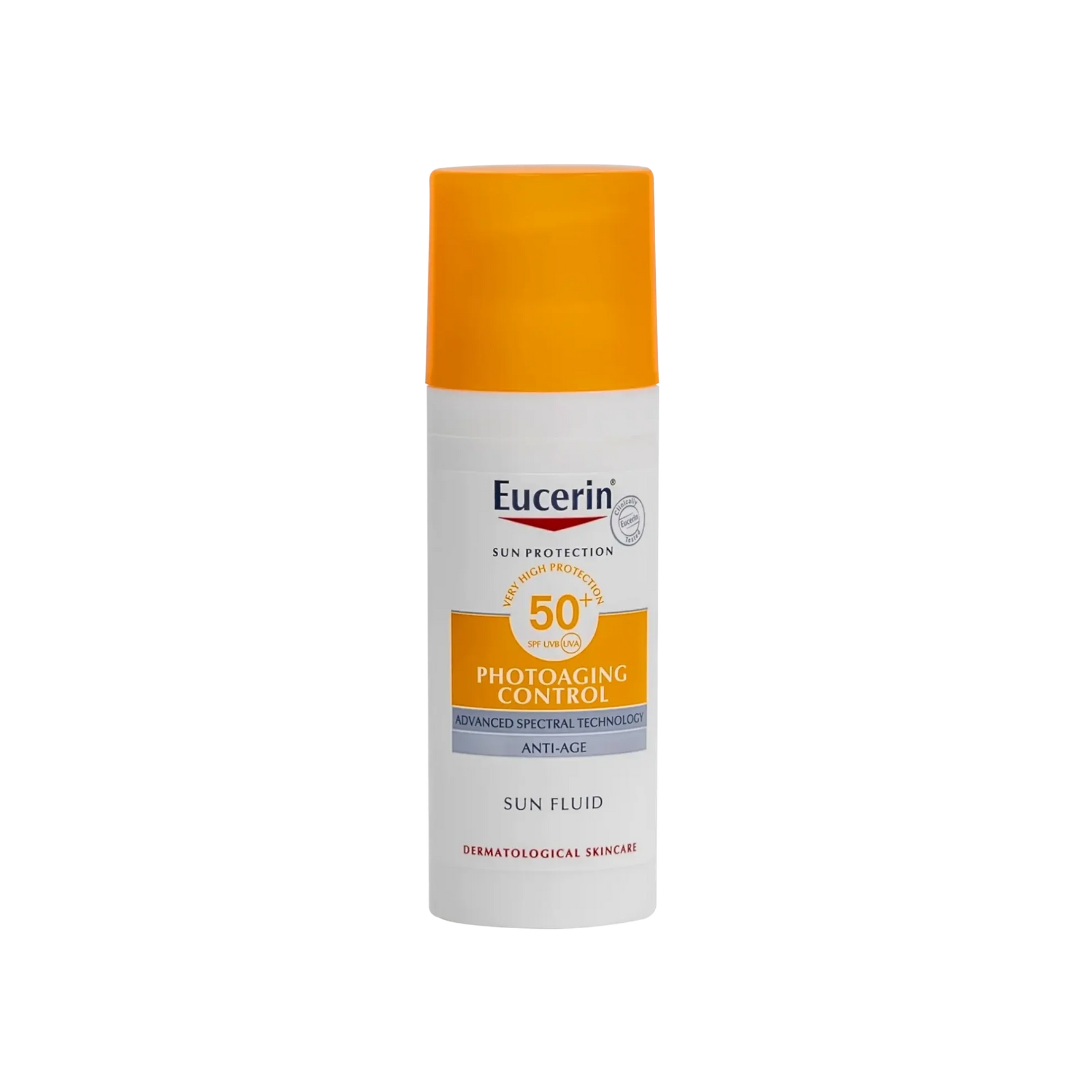 eucerin sunscreen photoaging control sun fluid SPF50+ anti-age