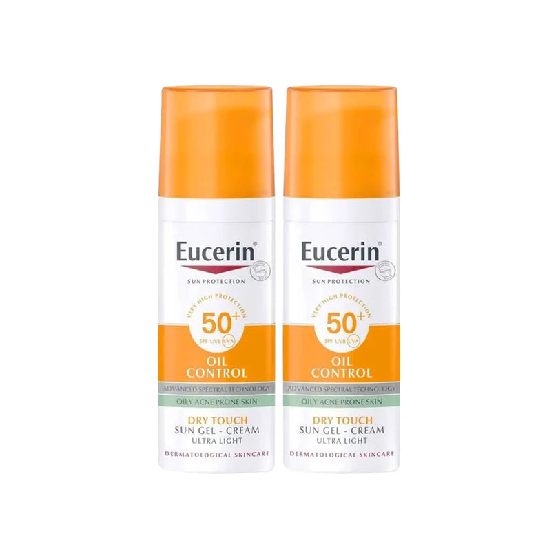 Eucerin Oil Control SPF 50+ Sun Gel Cream Kit (1+50% Off On The Second)