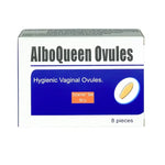 AlboQueen Vaginal Ovules – 8 Suppositories for Hydration & Comfort