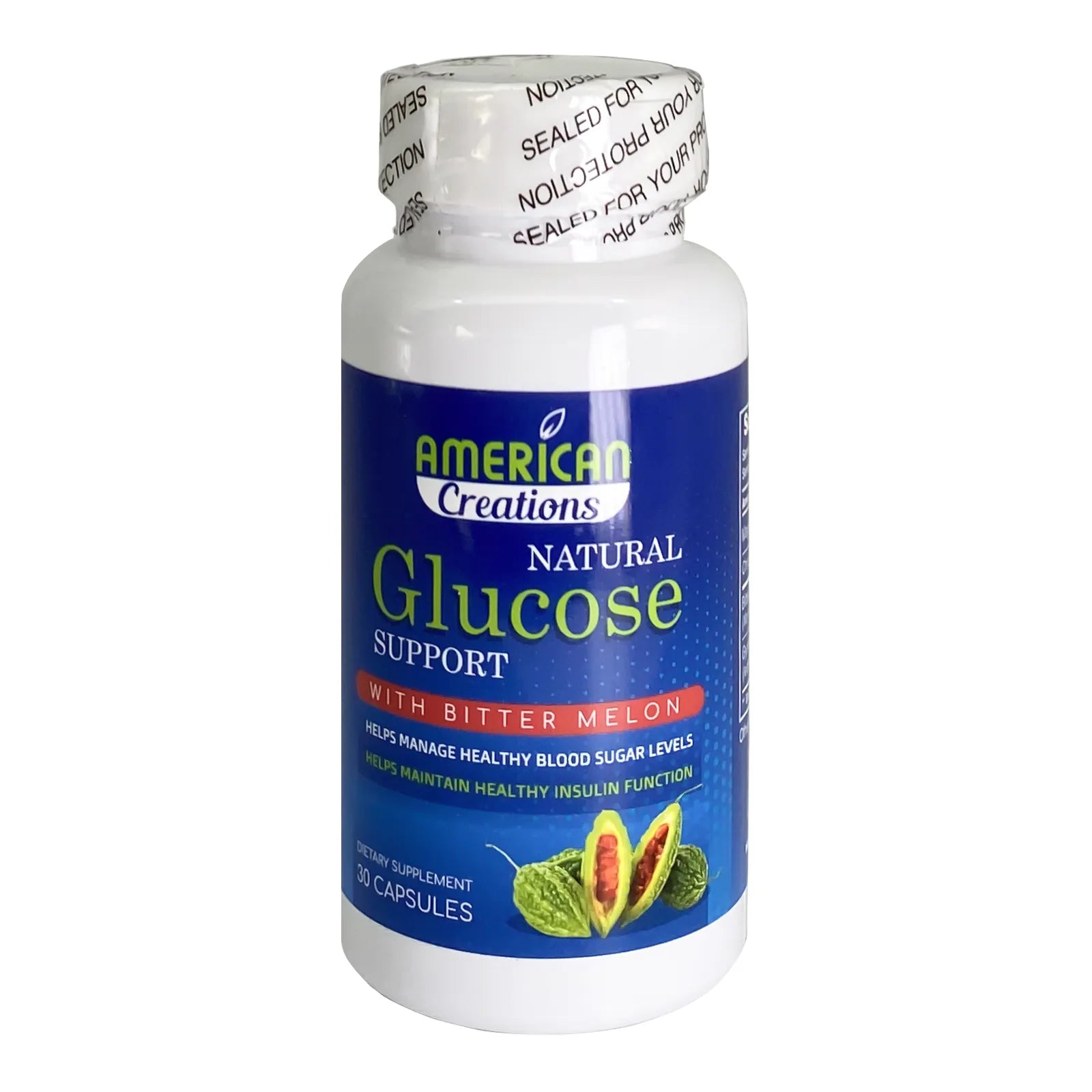 American Creations Natural Glucose Support - 30 Capsules - Beauty Vitamins