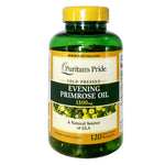 Puritan's Pride Evening Primrose Oil 1300 mg – 120 Softgels - Beauty Vitamins