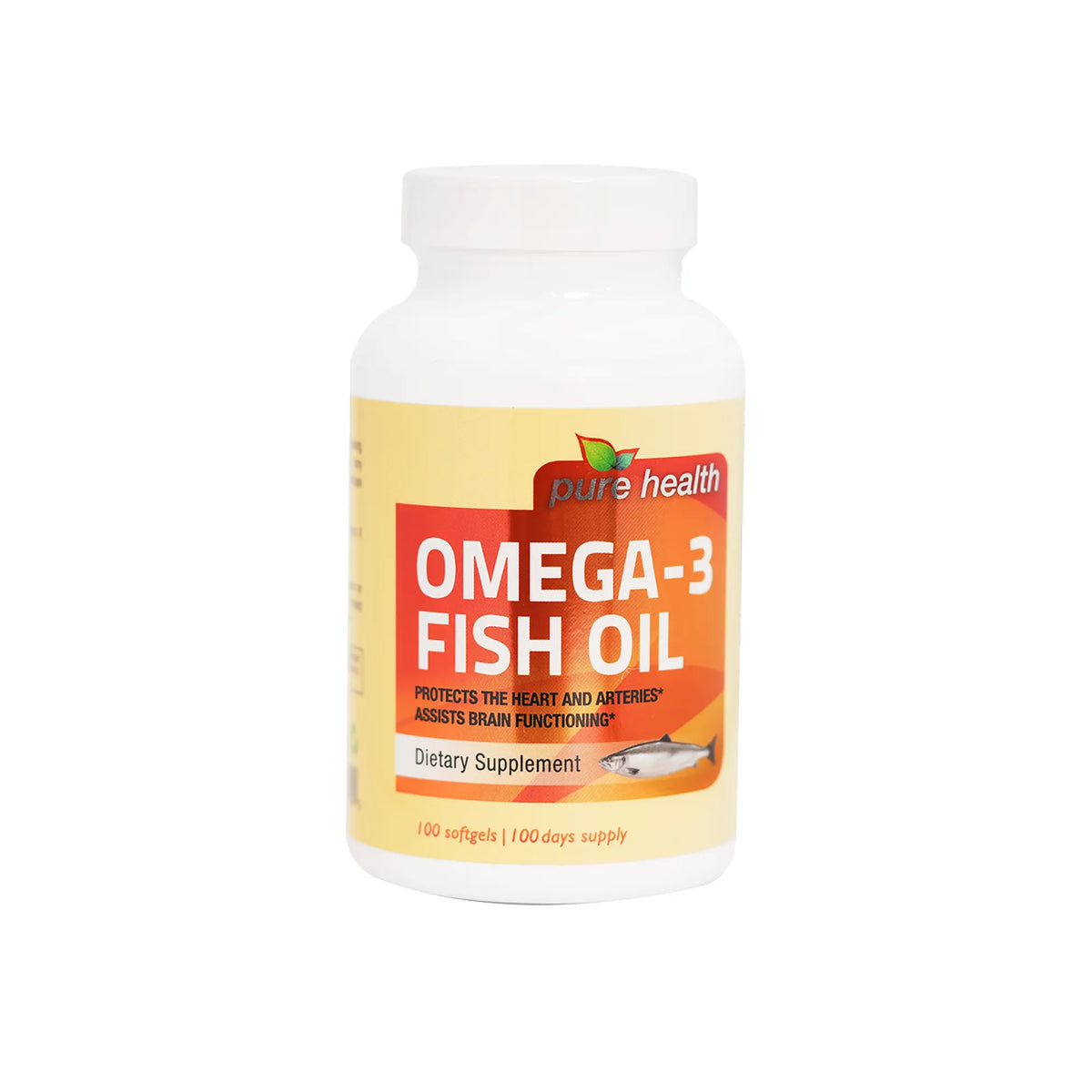 Pure Health Omega 3 Fish Oil 100 Softgels - Beauty Vitamins