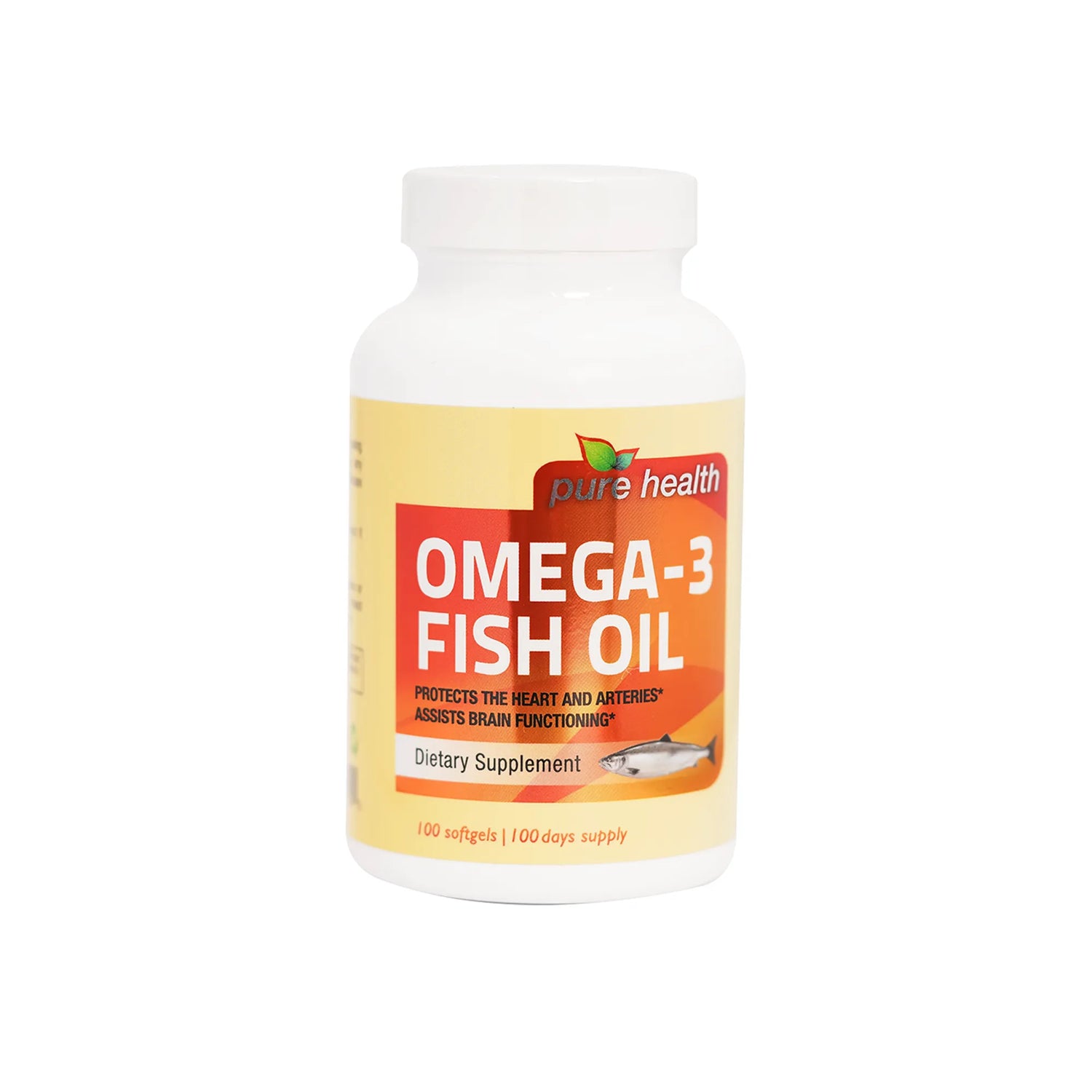 Pure Health Omega 3 Fish Oil 100 Softgels - Beauty Vitamins