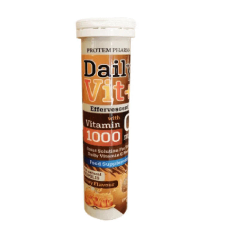 Daily Vit+ Effervescent Vit C 1000mg + Propolis 20'S