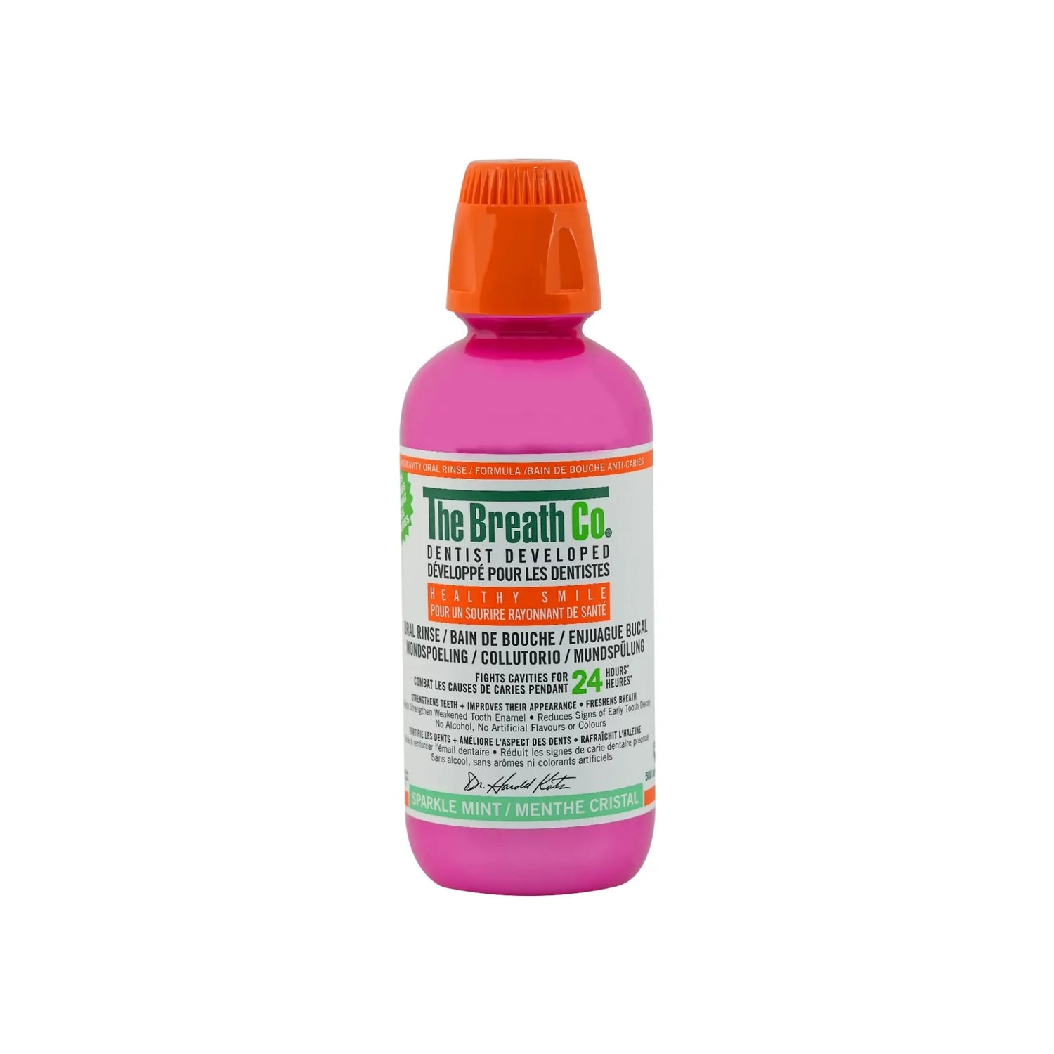 The Breath Co Healthy Gums Oral Rinse-Sparkle Mint 500ml