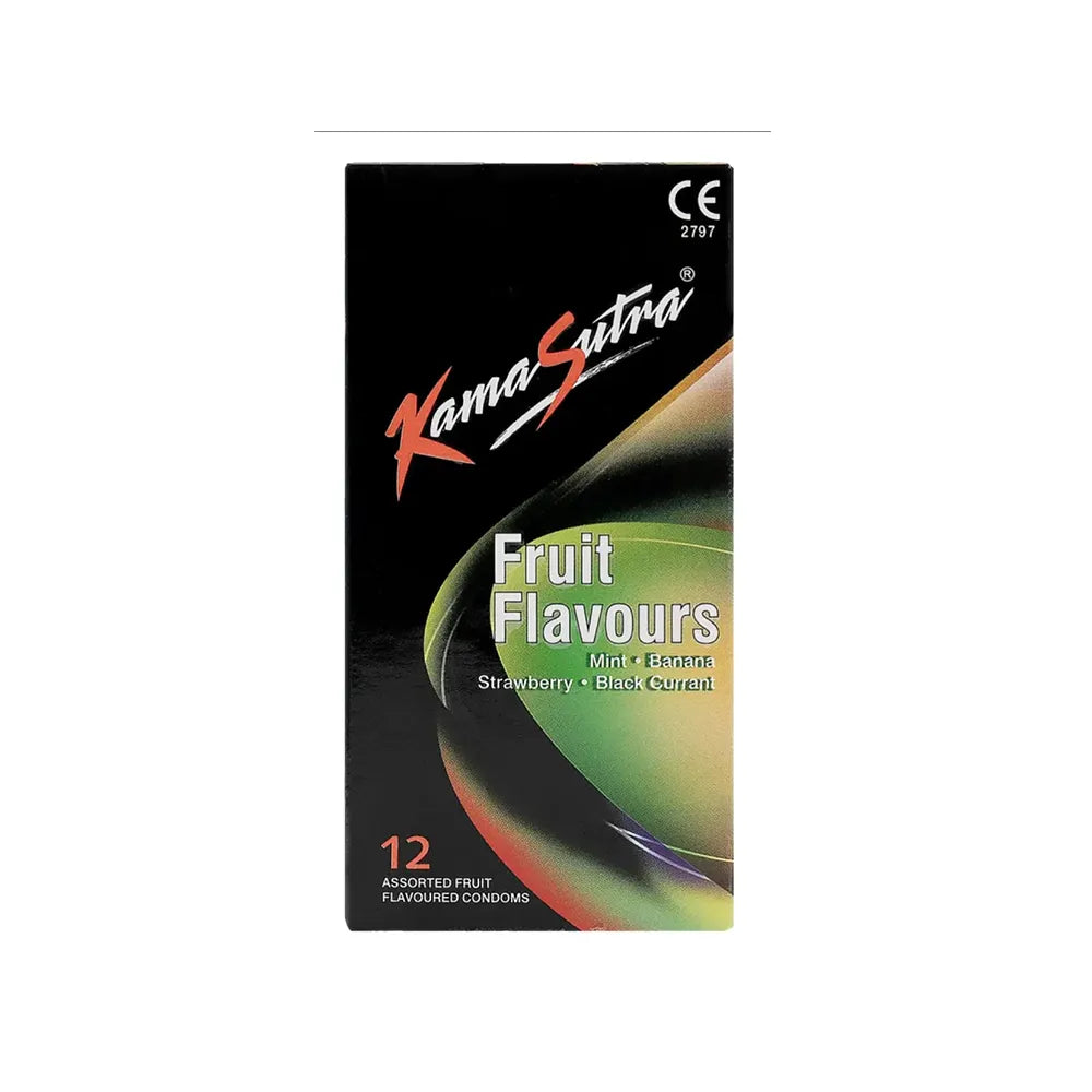 Kamasutra Fruit Flavours Condoms 12 pcs