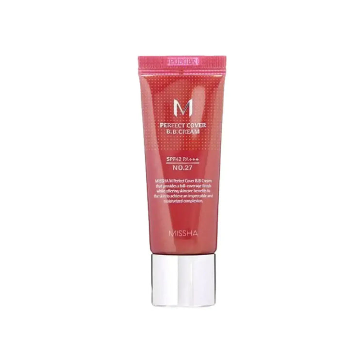 MISSHA M PERFECT COVER BB CREAM SPF42(20ML)_[NO.27] Honey beige