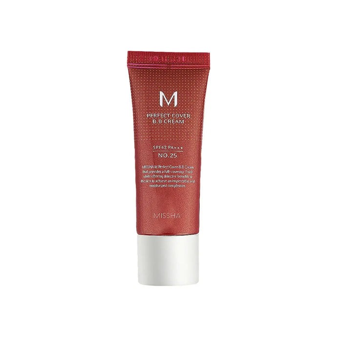 MISSHA M PERFECT COVER BB CREAM SPF42(20ML)_[NO.25] Warm beige