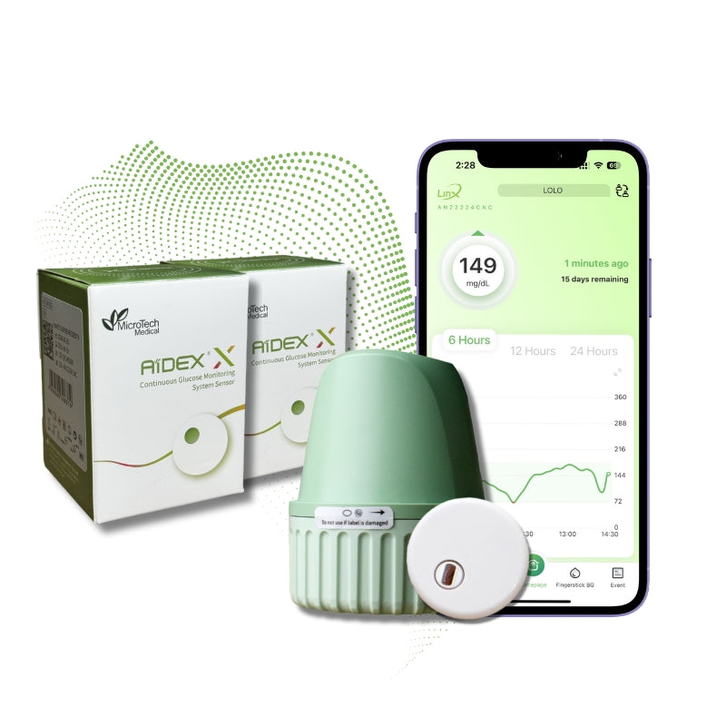 Aidex-X CGM (Linx CGM ) glucose monitor