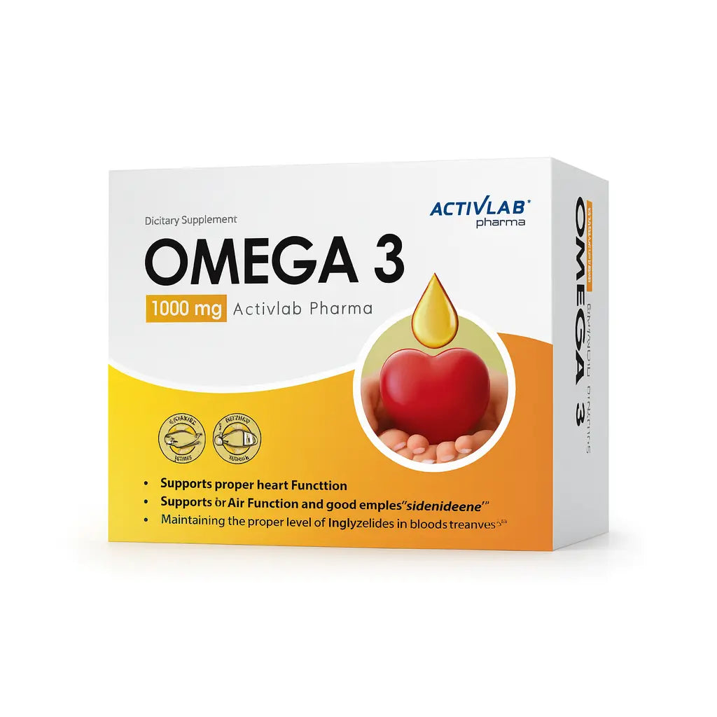 Activlab Pharma Omega 3 1000 mg 60 Capsules - Beauty Vitamins