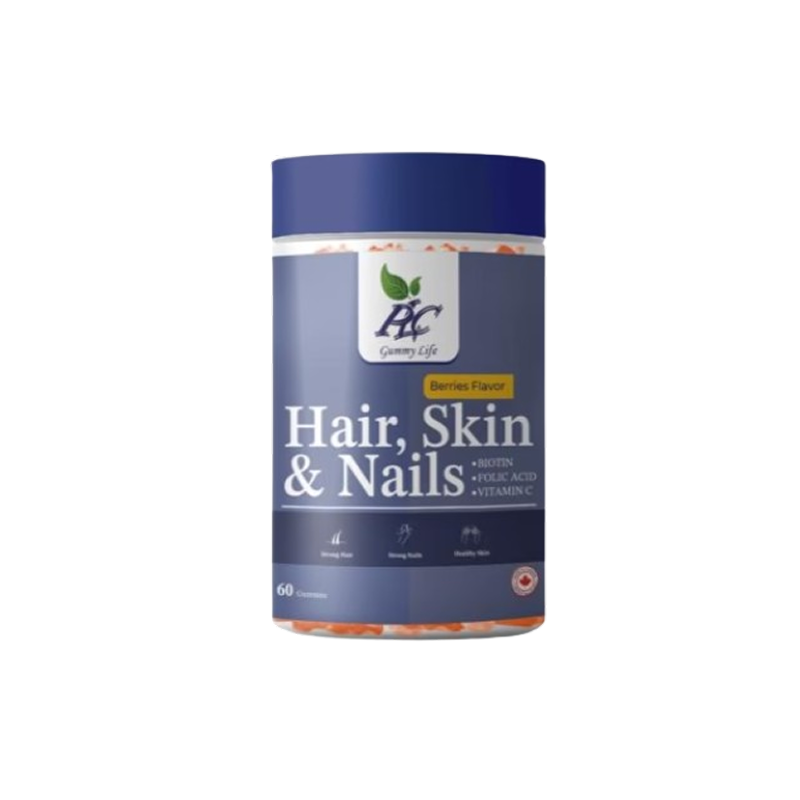 PLC Gummies for Healthy Hair, Skin & Nails. Pack of 60s