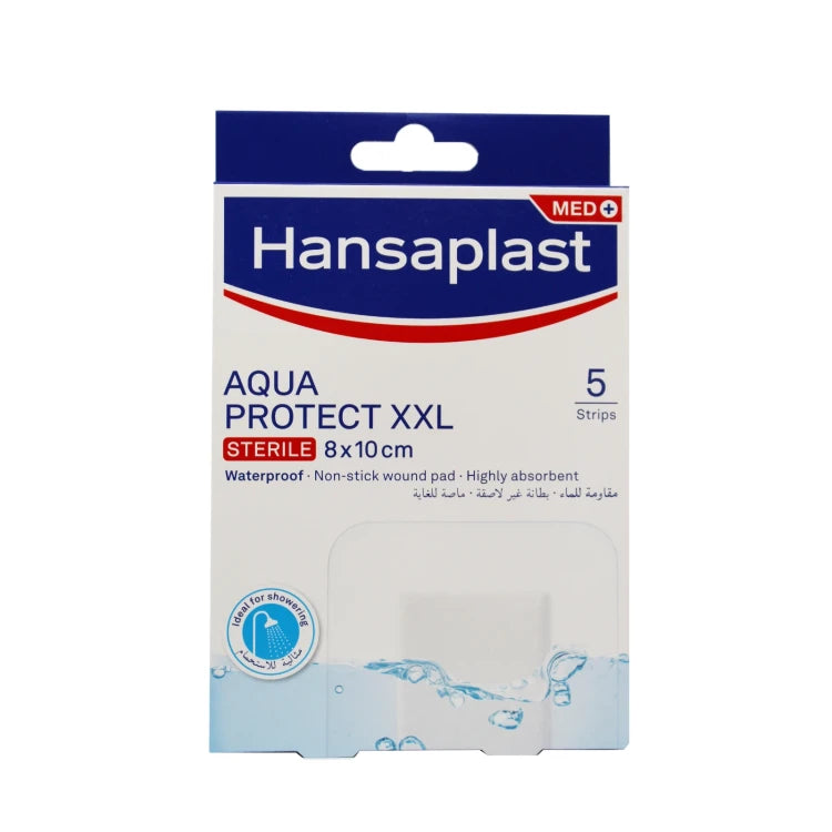 Hansaplast Aqua Protect XXL Plasters 8x10 cm 5 Pcs