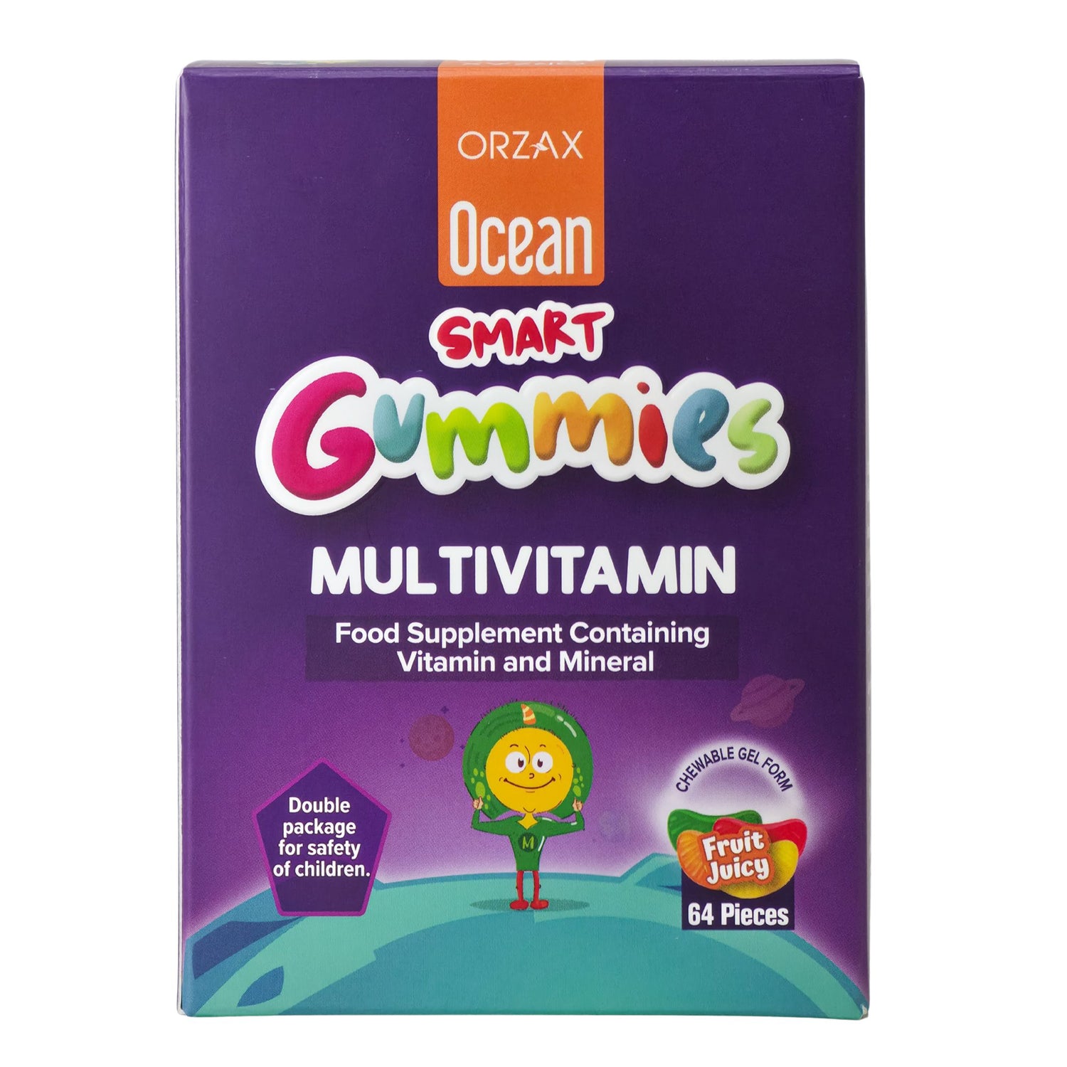 Orzax Ocean Smart Gummies Multivitamin (64 pieces)