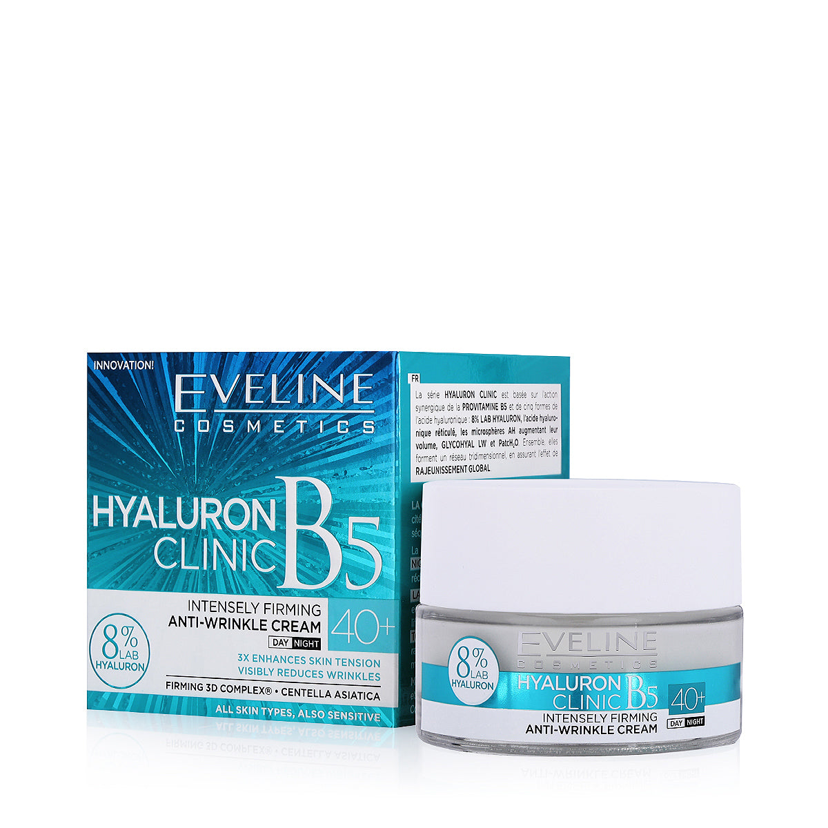 ?Eveline Hyaluron Clinic B5 Anti Wrinkle +40 Cream 50Ml