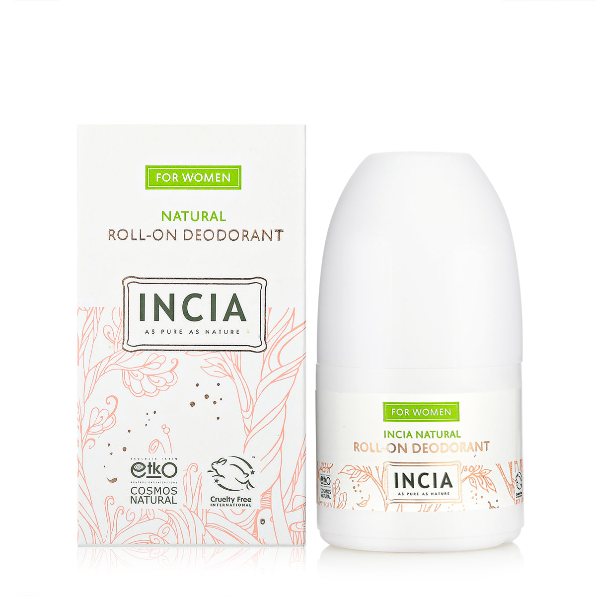 INCIA Natural Deodorant For Woman