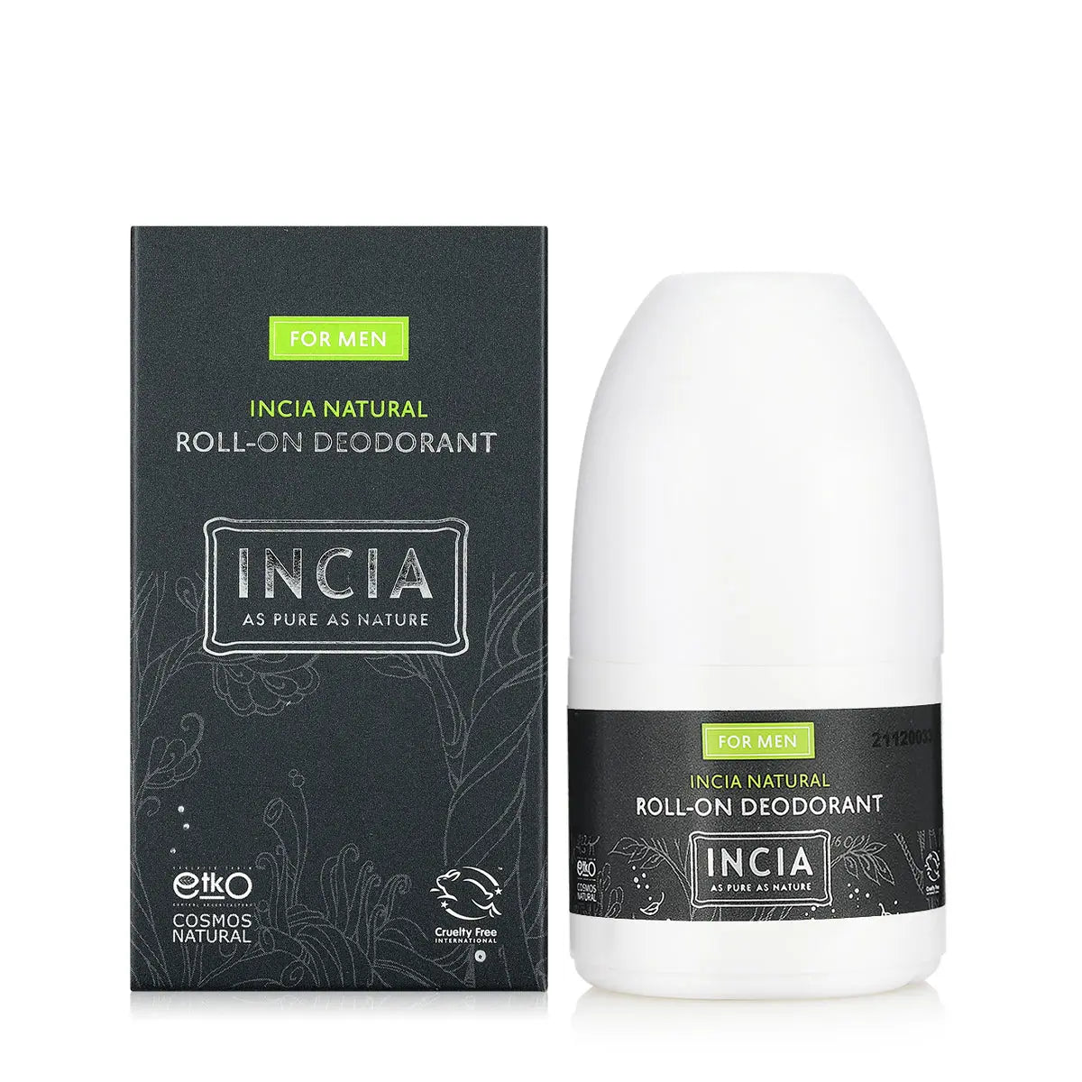 INCIA Natural Deodorant For Men