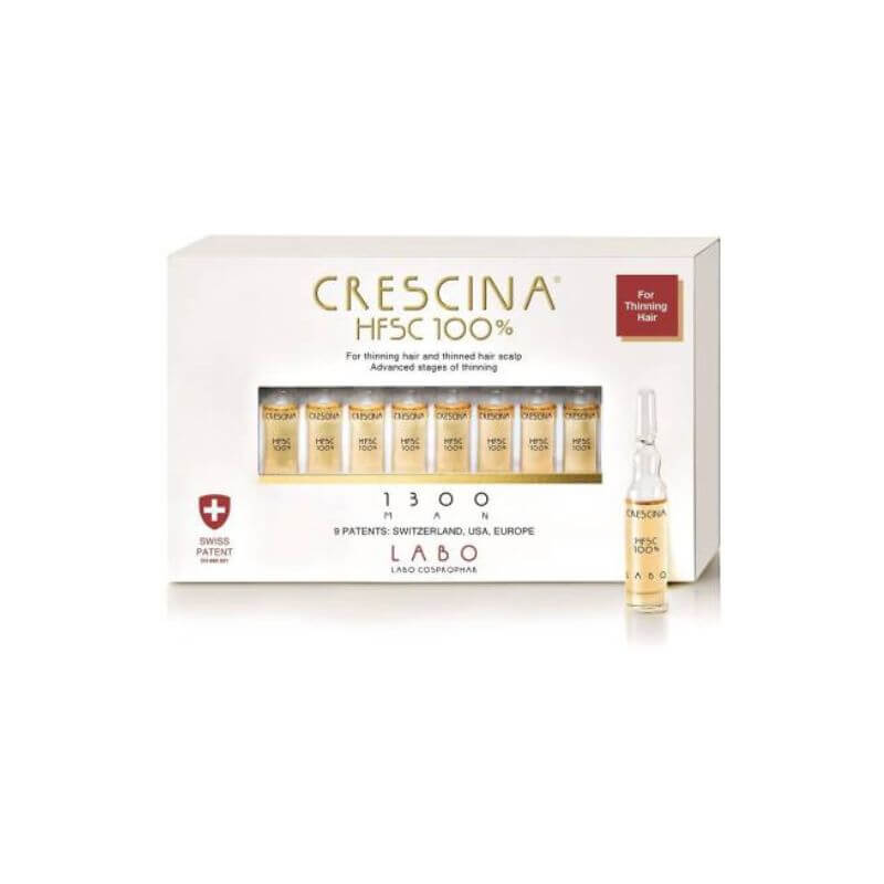 Crescina HFSC 1300 Man – Hair Regrowth Treatment Ampoules