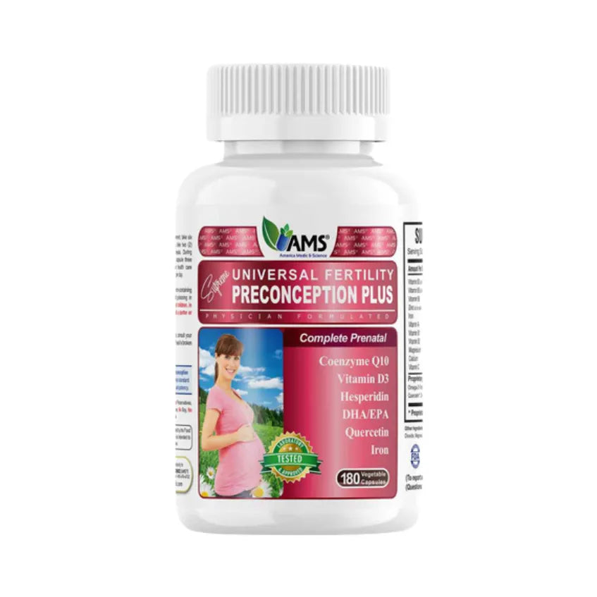 AMS, Preconception Plus, 180 Capsules - Beauty Vitamins