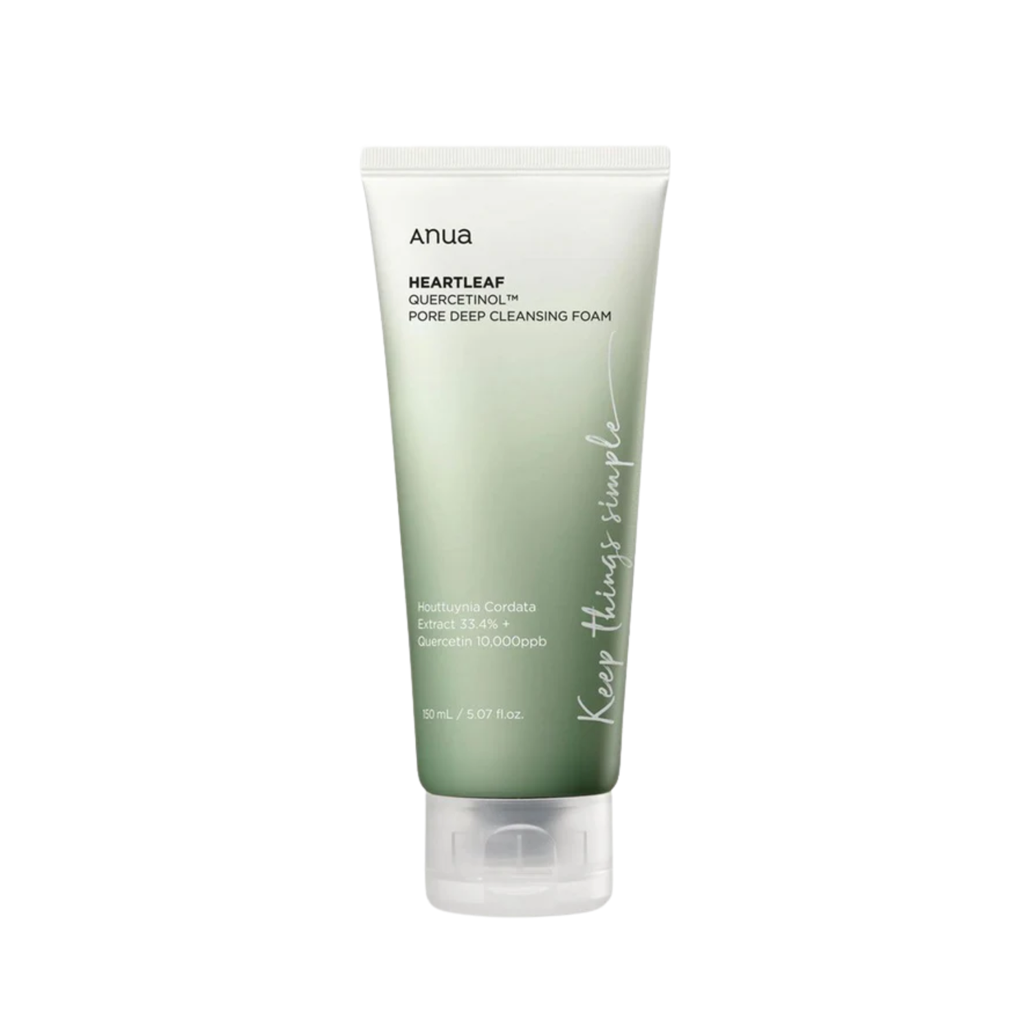 Anua Heartleaf Quercetinol Pore Deep Cleansing Foam 150Ml