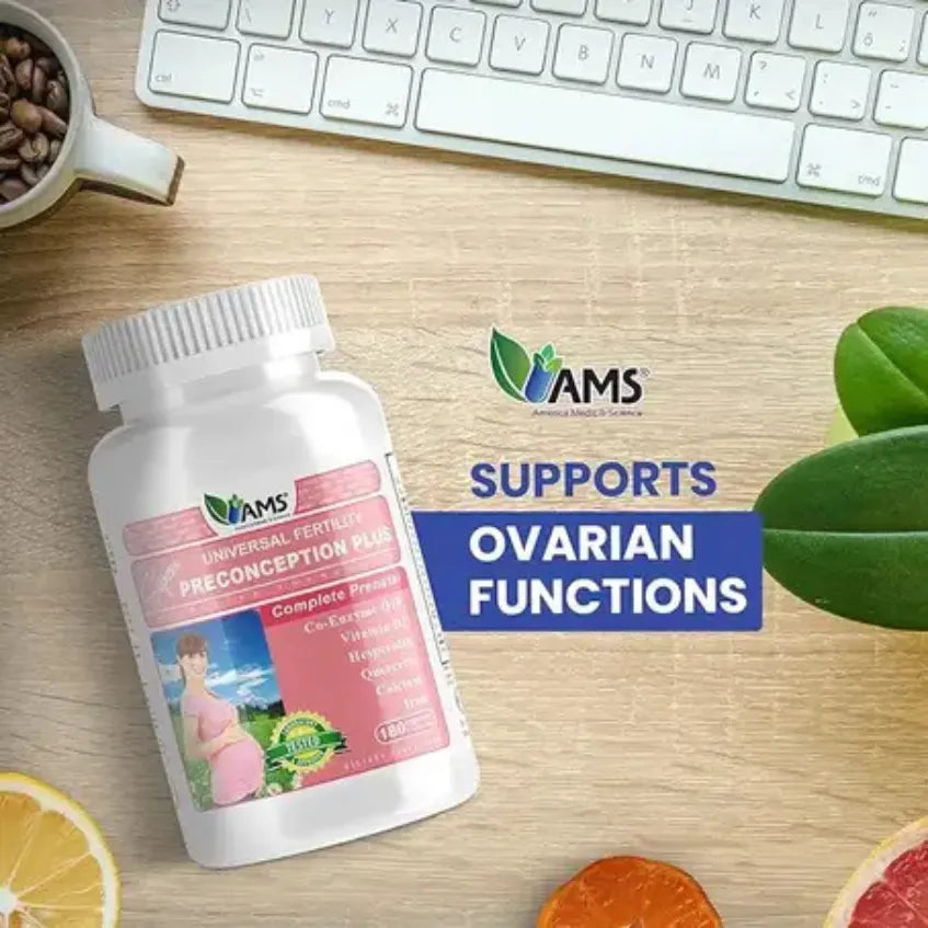 AMS, Preconception Plus, 180 Capsules - Beauty Vitamins