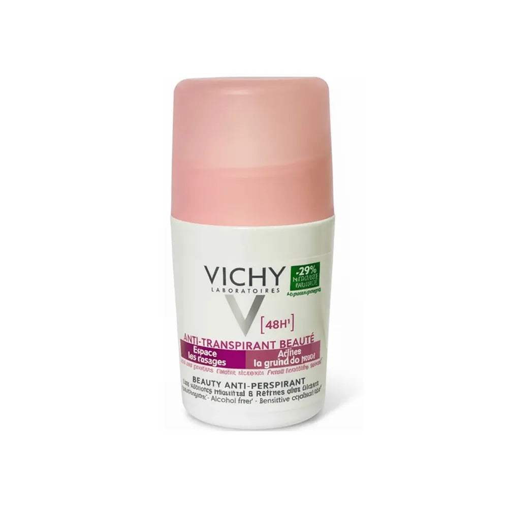 Vichy 48H Beauty Deo Roll Anti-Trans 50 mL (Pink) 81251 - Beauty Vitamins