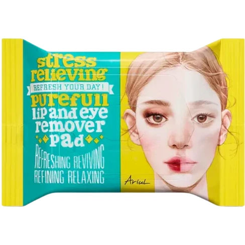 Ariul Stress Relieving Purefull Lip And Eye Remover Pad