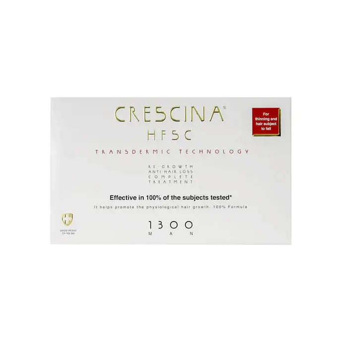 Crescina HFSC 1300 Man Hair Ampoules Box – Regrowth Treatment for Men