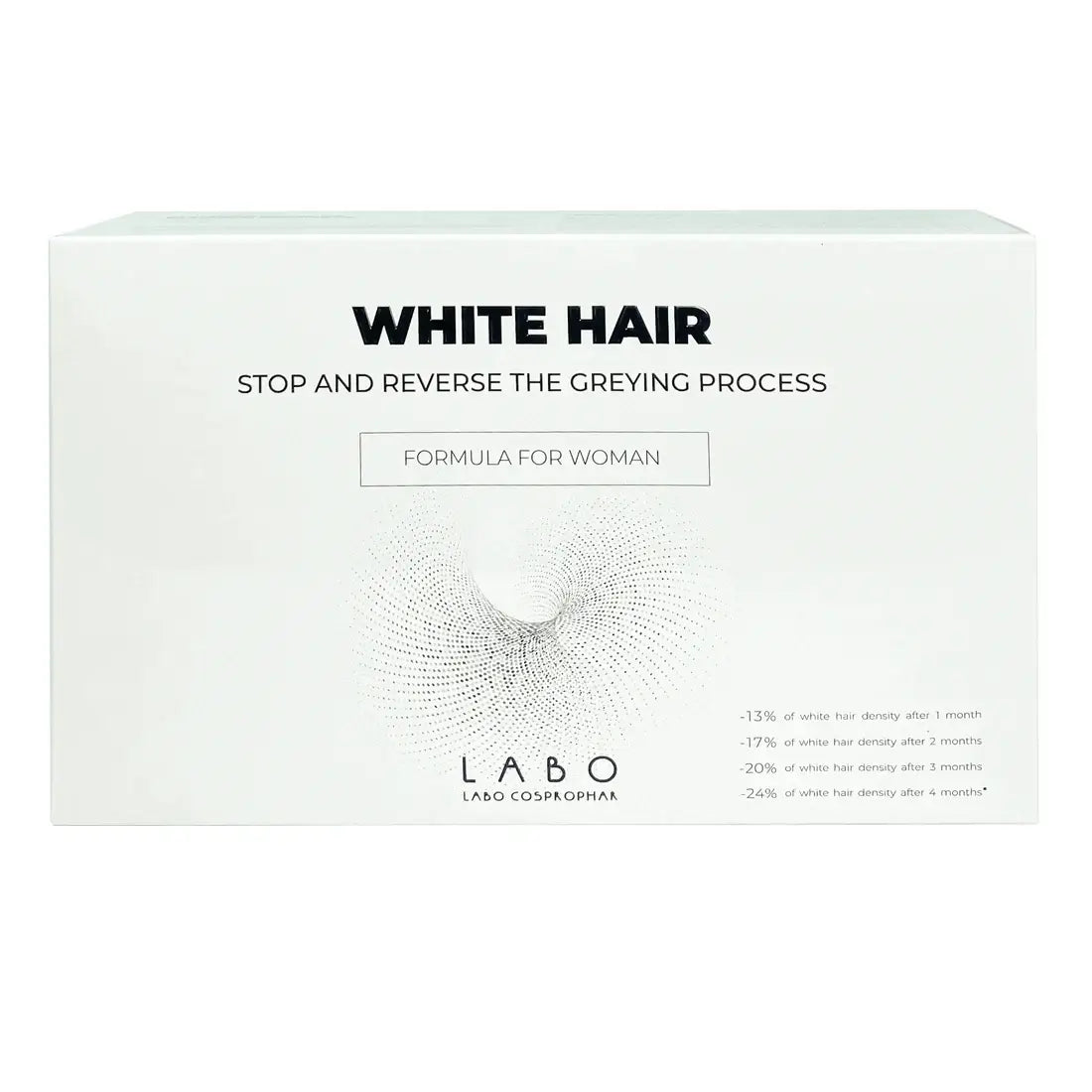 Crescina White Hair Treatment for Women – no dye ampoules for grey hair
